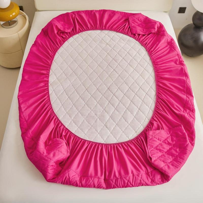 Waterproof Mattress Cover Set, 1 Set Including 1 Count Fitted Sheet & 1/2 Counts Pillowcase, Soft Comfortable Breathable for Bedroom, Washable Bed Cover