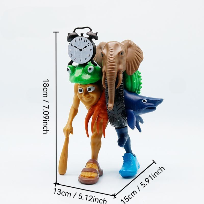 Cartoon Character Model, Cute Cartoon Character Model, Funny Art Decoration Style Holiday Decoration, Suitable for Indoor and Outdoor Party Decoration