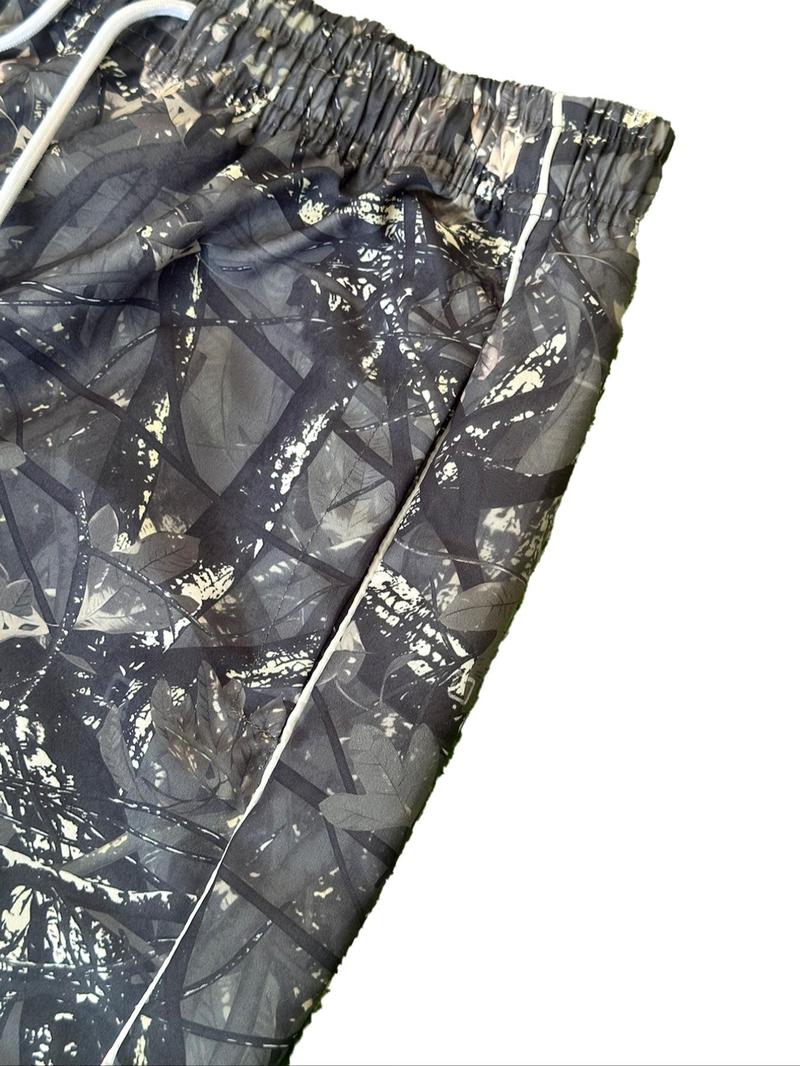 Men's All Over Print Camouflage Pants, Casual Comfy Loose Trousers for Spring & Fall, Fashion Men's Bottoms for Daily Wear