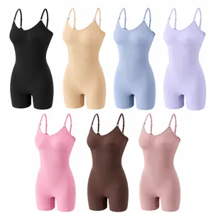 Seamless Body Shaper for Women – Tummy Control Waist Slimming Butt Lifting Full Body Shapewear Shorts
