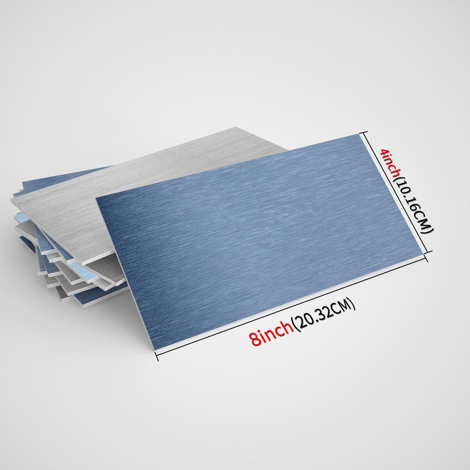 Marble Pattern Self-Adhesive Tiles Set of 16/32, Waterproof PVC Stickers for Bedroom TV Wall, Ideal for Kitchen and Bathroom Remodelling