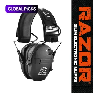 Tactical Ear-Protection Headset, Noise-Cancelling Wired Over-Ear Headphones for Shooting, CS & Hunting, 1 Count, High-Quality Sound Design