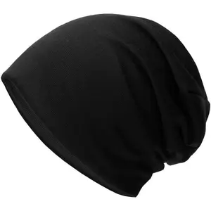 Lightweight-Beanie-Cap for Women-Men Unisex Warm Solid-Color Slouchy Chemo-Hat for Home-Outdoor All-Season