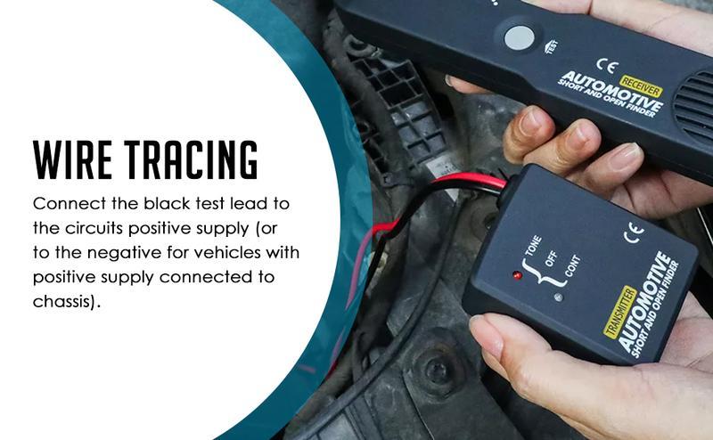 em415Pro Automotive Electrical Open&Short Finder Circuit Tester,Car Relay Tester,Tone Generator Cable Wire Breaker  Fault Finder,DC Less than 42V Car Diagnostic,Christmas gifts, Vehicle