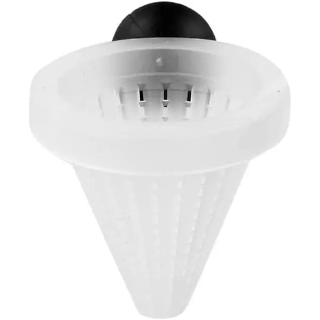 1 count White Cone Shape Aquarium Red Worm Fish Feeder with Suction 7cm Height Professional, Automatic Feeders, Fish and Aquatic Pets,Aquarium Accessories