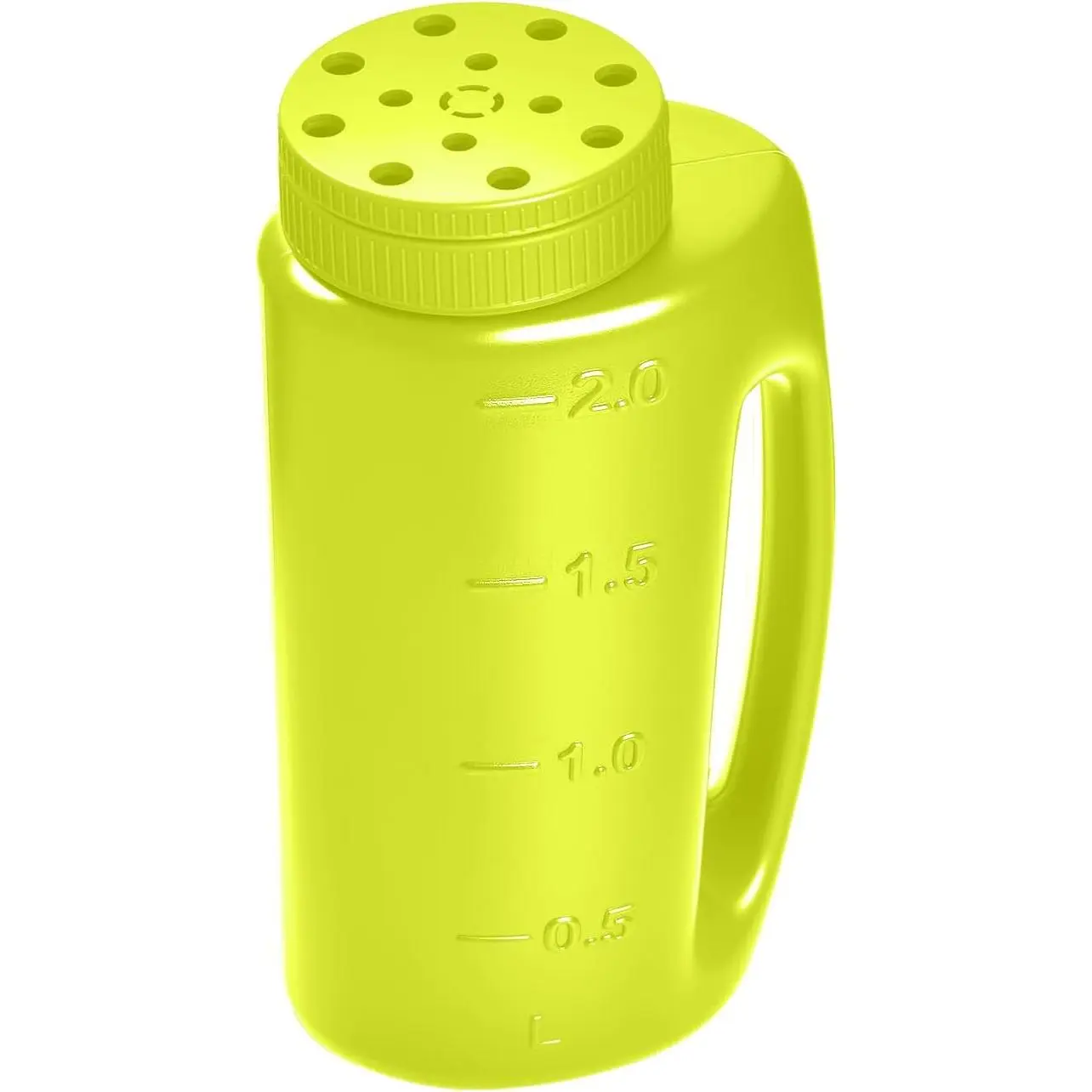 Adjustable Handheld Seed Shaker - Hand Spreader - Capacity Multi-Purpose Spreader for Fertilizer, Grass Seed, Ice Melt & Lawn Care - Green