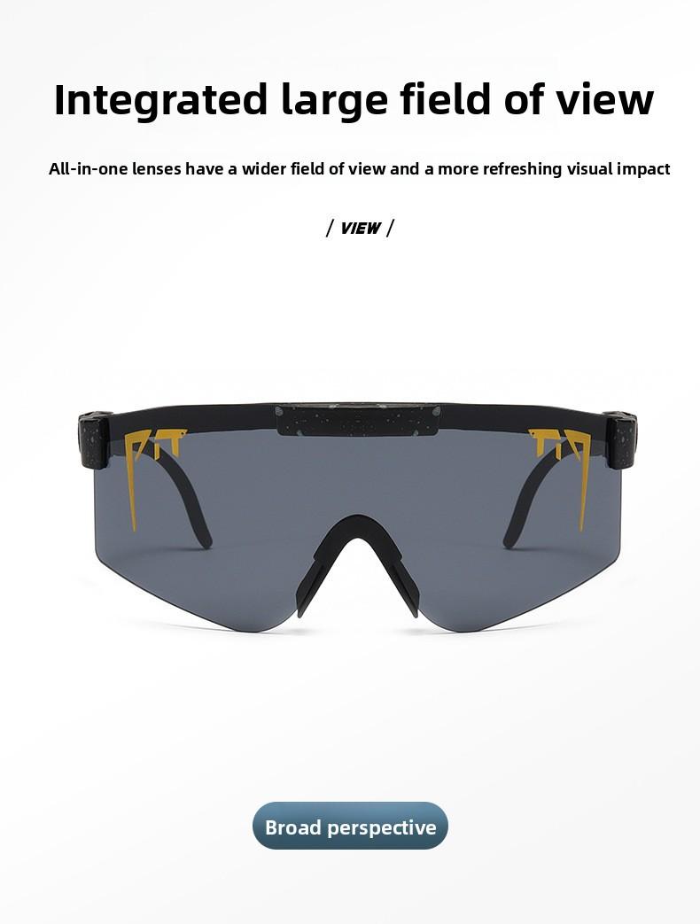 High-end protective goggles, coated sunglasses, men's and women's windproof work protection cycling colorful sports sunglasses