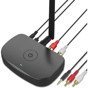 BE- Long Range   Receiver,  Audio Adapter for Wired Speakers or   Streaming Stereo System, Black