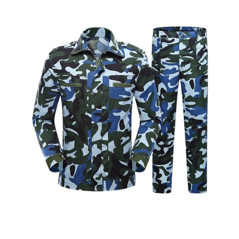 Student Campus Training Camouflage Uniform Cloth with Patches and Scars Camouflage Uniform Outdoor Expansion Training Work Uniform Student Campus Training Camouflage Uniform Cloth with Patches and Scars Camouflage Uniform Outdoor Expansion Training Work Uniform