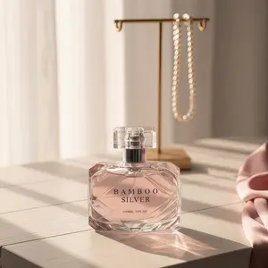 Women's Bamboo Silver Eau de Parfum (EDP) - 100ml Woody Floral Fragrance with Fresh Citrus Notes, Elegant Feminine Scent, Single Item