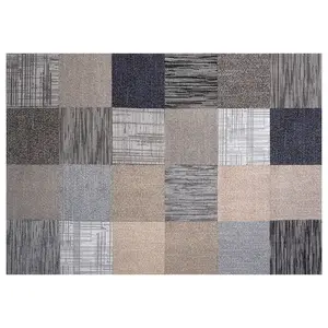 VEVOR Carpet Tiles Reusable 20x20 inch, 24 PCS Modular Carpet Square Rug, Commercial Floor Soft Padded for Seamless Cover 66.6sq. ft, Easy DIY Replacement for Living Room Bedroom Indoor, Multicolor