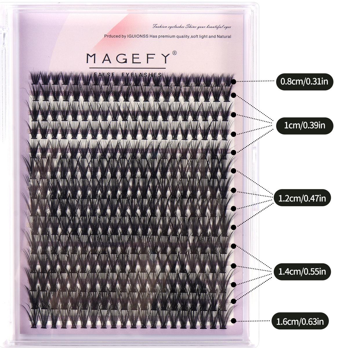 Professional False Eyelash Tool, Individual False Eyelashes Including Eyelash Glue, Tweezer, Double-ended Eyelash Brush & Eyelash Remover, Summer Makeup