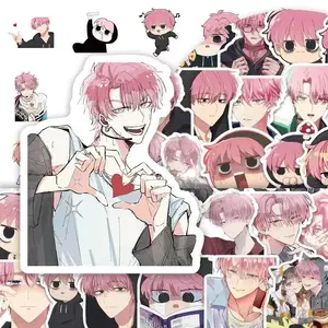 54Pcs/60pcs Anime Tamon's B-Side Fukuhara Tamon Waterproof Graffiti Stickers Phone Luggage DIY Decals Cartoon Cosplay Toys Props