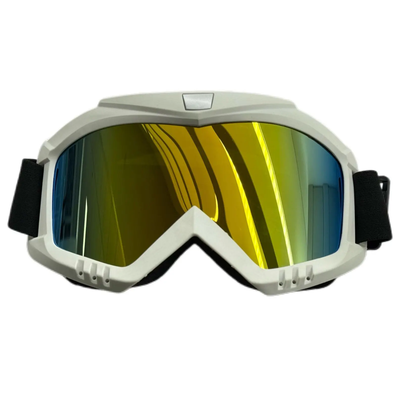 Ski Goggles Motorcycle Windproof Glasses Anti-Fog Snowboard Gafas Mirrored Tinted Lens UV400 Protection Men Women Outdoor Cycling ATV Dirt Bike