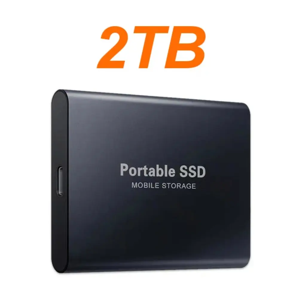 Portable SSD External Hard Drive | 2TB/4TB Large Capacity High-Speed Transfer | TikTok Shop Creator Pick | New Portable Type-C SSD Aluminum Alloy | Laptop Desktop PC MAC Daily Data Storage Use