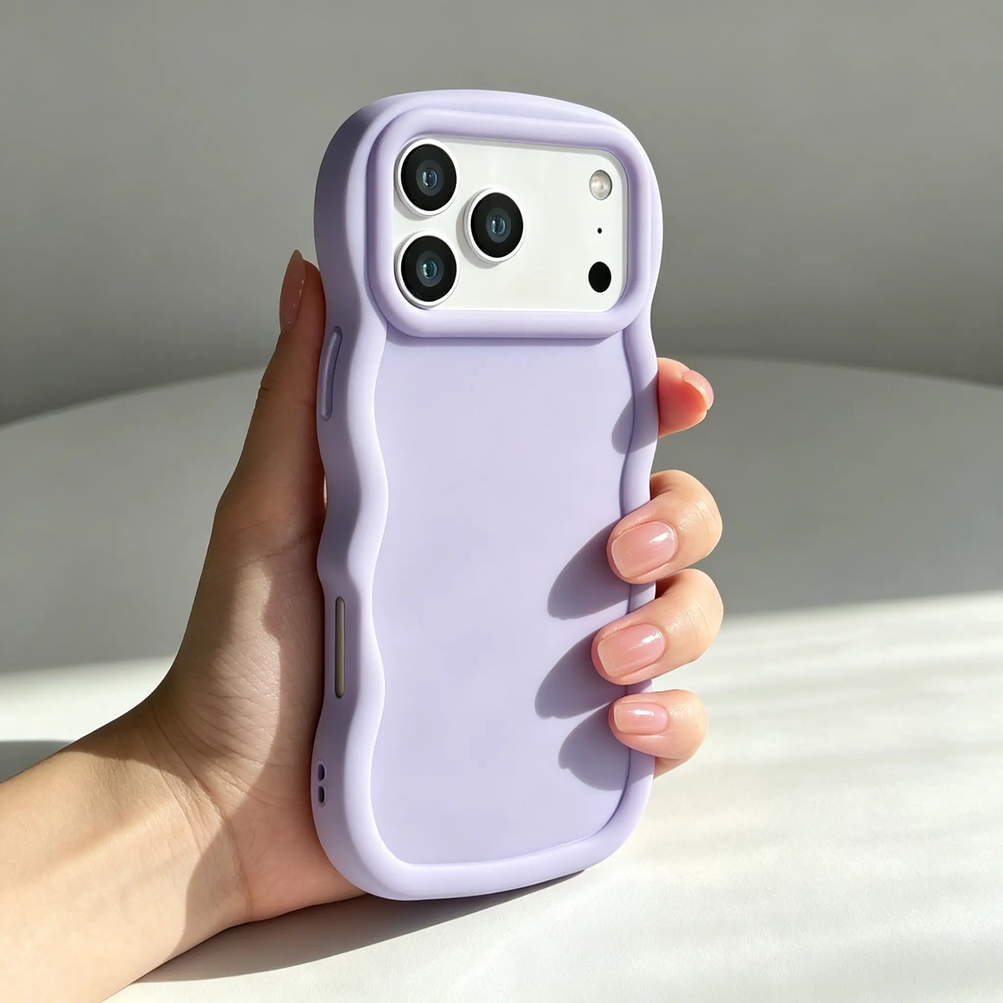 Clear transparent case Wavy Edge TPU Phone Case Cartoon DIY Customizable Macaron Aesthetic Shockproof Protective Cover Compatible with iPhone 13 14 15 16 17 18 Pro Max Trendy Daily Cell Phone Accessory,historyoo,print,thoughtful,back