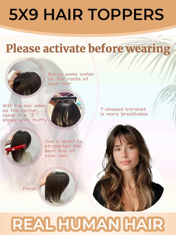 Invisible Human Hair base Toppers 5*9 Human Hair Topper Lightweight Hair Pieces Invisible Hair Extensions For Women Clip In Hair Piece For Women With Thinning Hair As smooth and silky as your own hair Radiant, elegant, and sophisticated Invisible Human Hair base Toppers 5*9 Human Hair Topper Lightweight Hair Pieces Invisible Hair Extensions For Women Clip In Hair Piece For Women With Thinning Hair As smooth and silky as your own hair Radiant, elegant, and sophisticated