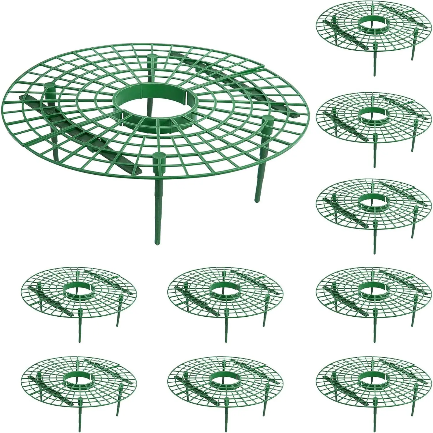 10 Pack Strawberry Plant Support - Large Size Strawberry Growing Racks - Strawberry Growing Frame for Keeping Garden Strawberry Clean