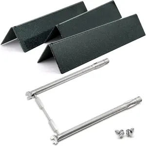 7635 Flavorizer Bars and 69785 Burners for  Spirit 2 Grill ,  Spirit II E-210 Gas Grill  , Spirit 200 & ii 200 Series, E210, E220, S210, S220 with Front Control.
