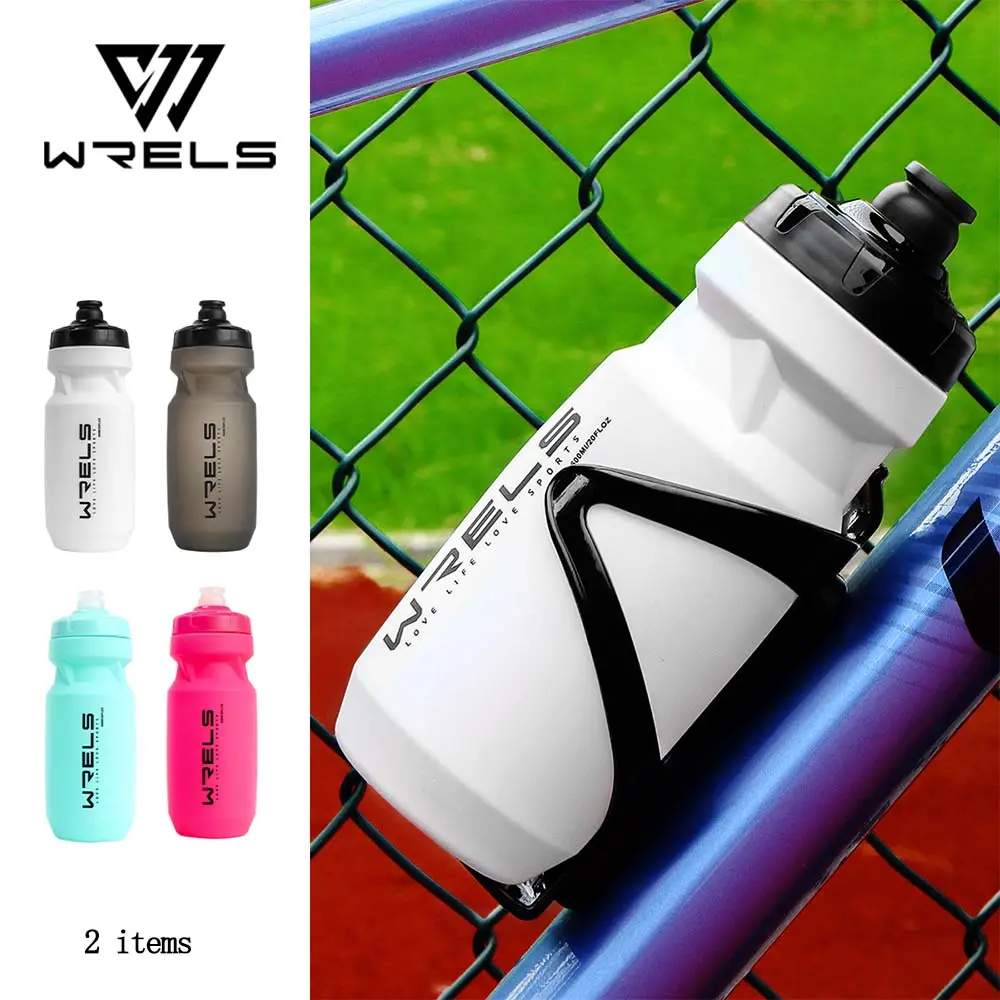 Wrels Professional Cycling Water Bottle, Large Capacity Squeeze Cup, Sealed Spout Leak-Proof Flask, Ideal for Outdoor Activities