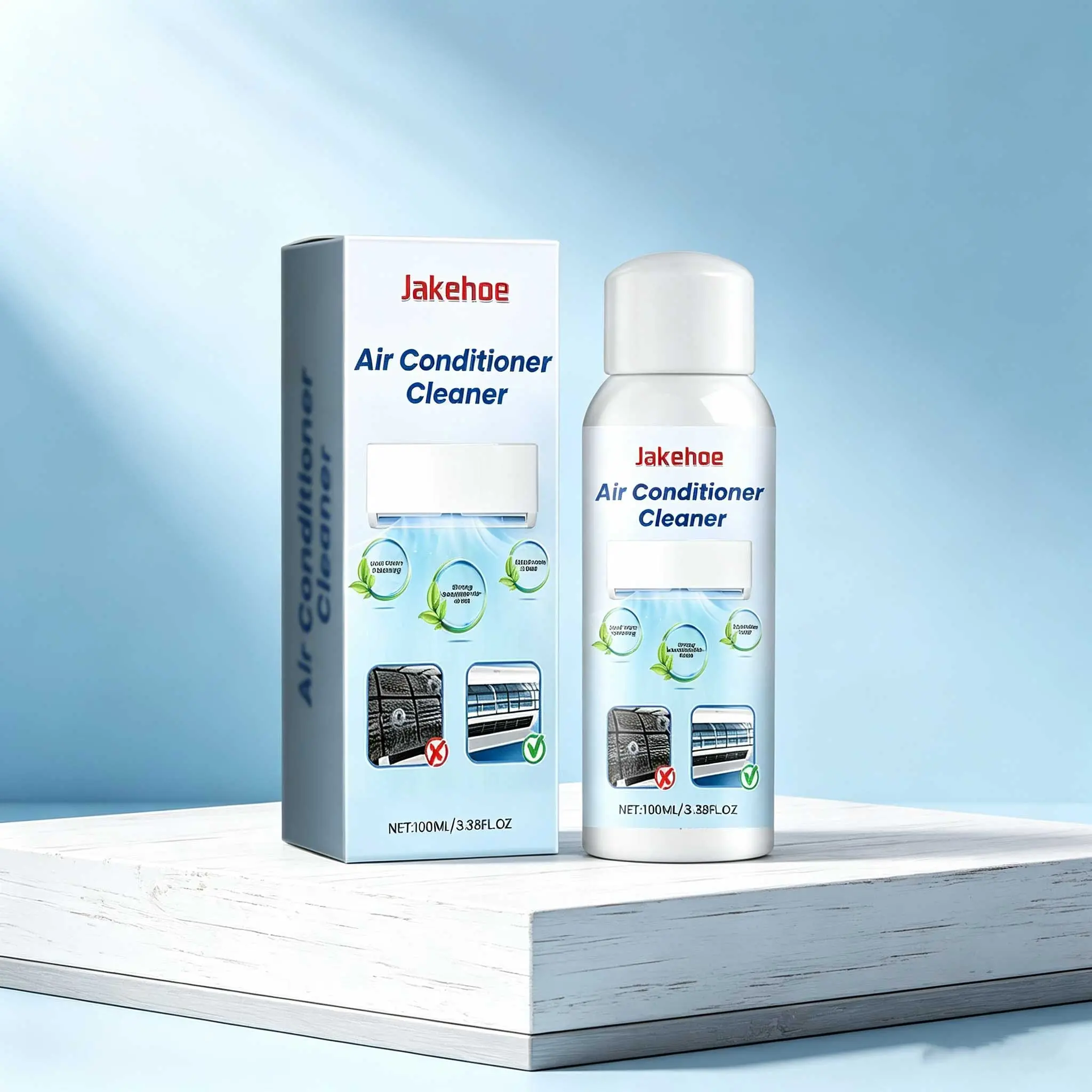 Jakehoe Air Conditioner Cleaner, Internal Cleaning Agent, Deodorizing and Bactericidal, Gentle on Machines, Convenient Spray
