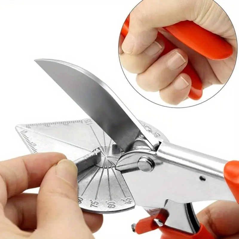 1 Set Angle Cutters, Handheld Multifunctional 45-degree Adjustable Angle Cutting Tool, Household Clipper Cutter For Electricians And Carpenters
