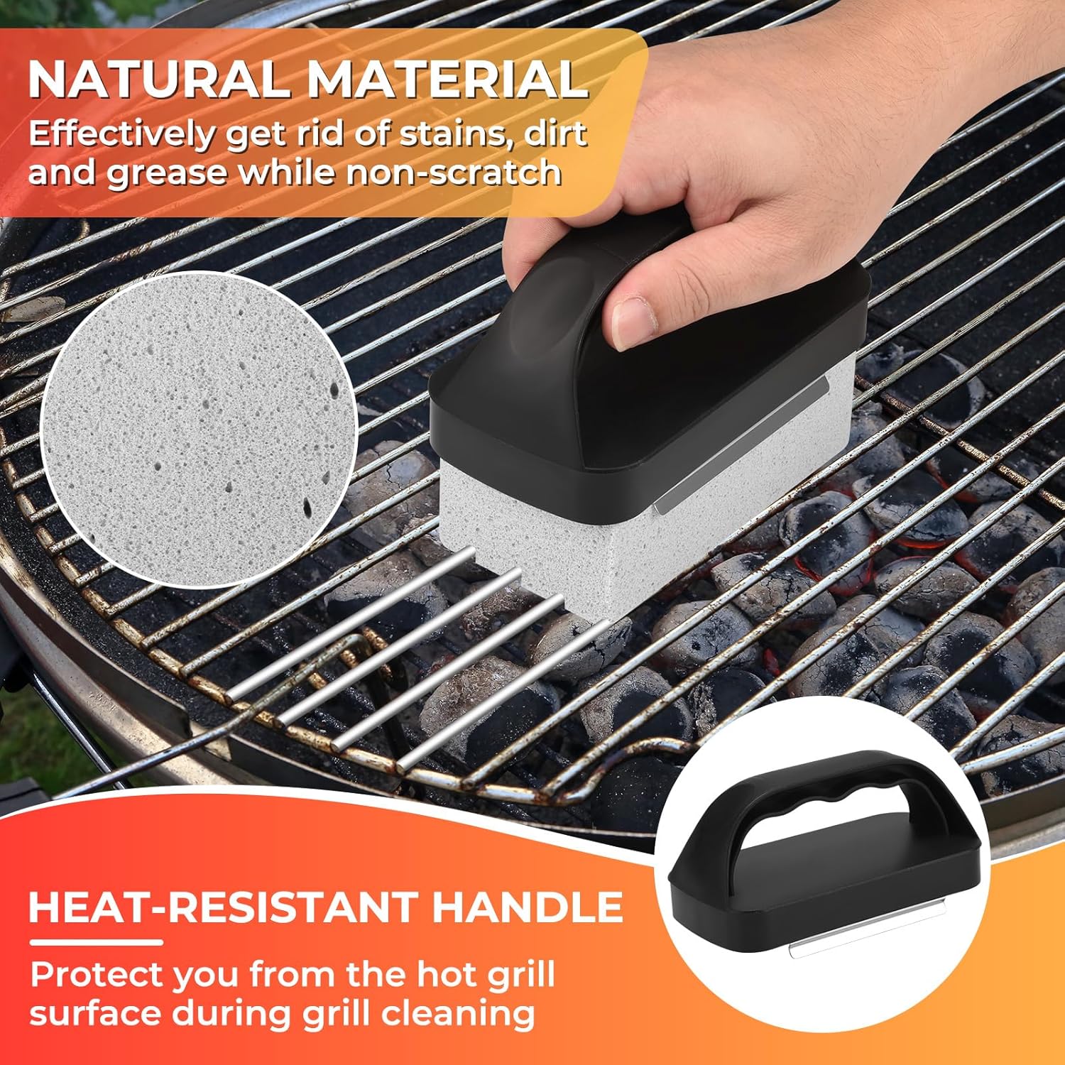 Griddle Cleaning Kit for , Flat Top Grill Accessories Cleaner Tool Set Grill Stone, Griddle Scraper, Scouring Pad and Handles, Multifunctional Griddle Accessories Easy to Remove Stain Griddle Cleaning Kit for , Flat Top Grill Accessories Cleaner Tool Set Grill Stone, Griddle Scraper, Scouring Pad and Handles, Multifunctional Griddle Accessories Easy to Remove Stain