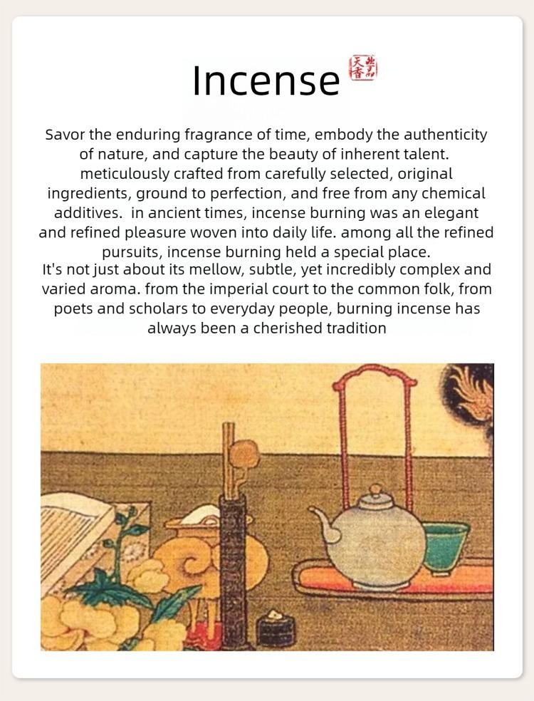 Five Elements Medicinal Incense Sticks New Chinese Style Gift Box with Rose Hainan Agarwood & Laoshan Sandalwood Natural Home Fragrance for Indoor Use 32g Total Weight 10g Net Content aromatherapy