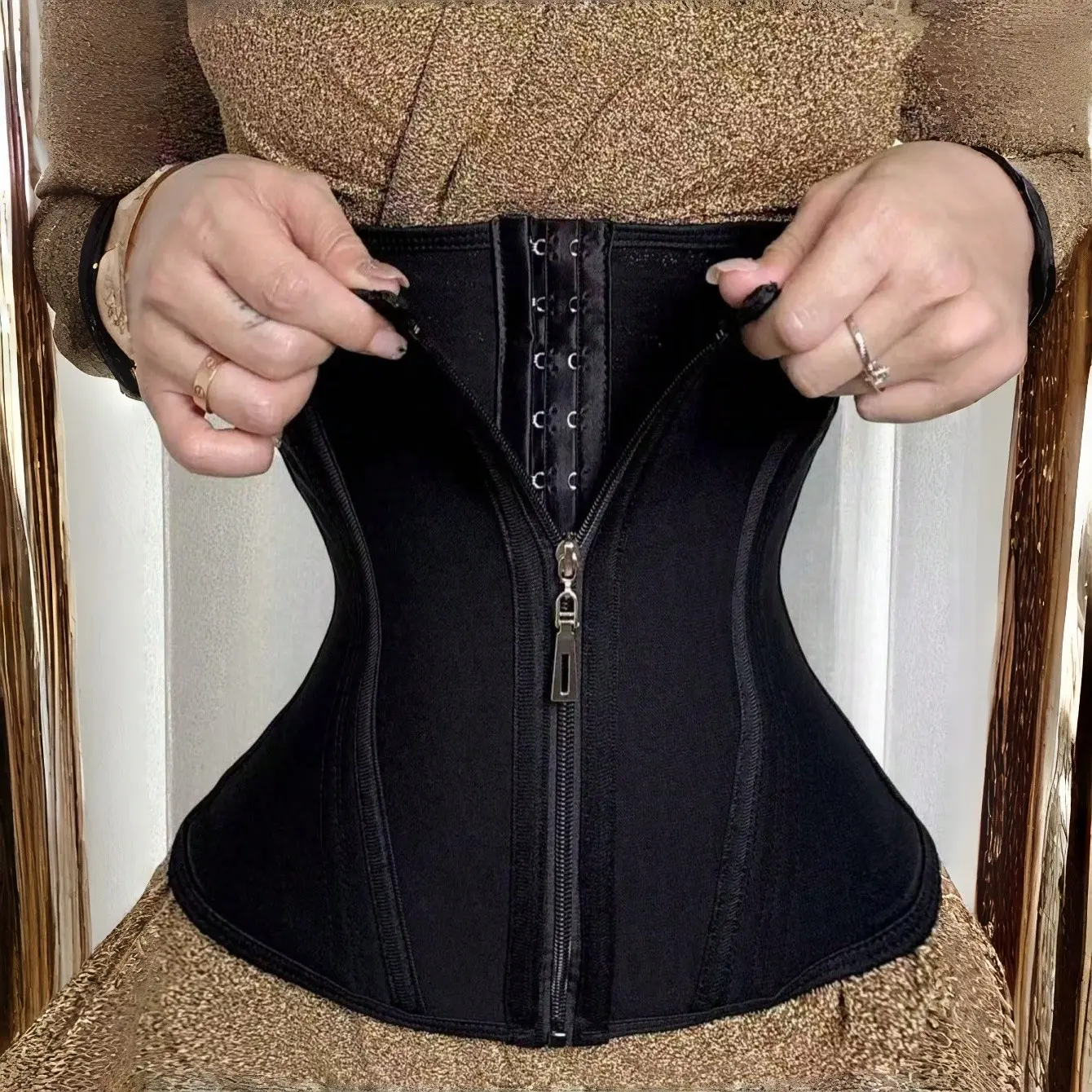 Women's Fitness Training Dance Yoga Shapewear, Waist Trainer, Slimming Belt, Fashionable Thin Belt, Chic, Mesh Fabric, Breathable, Spring Sports