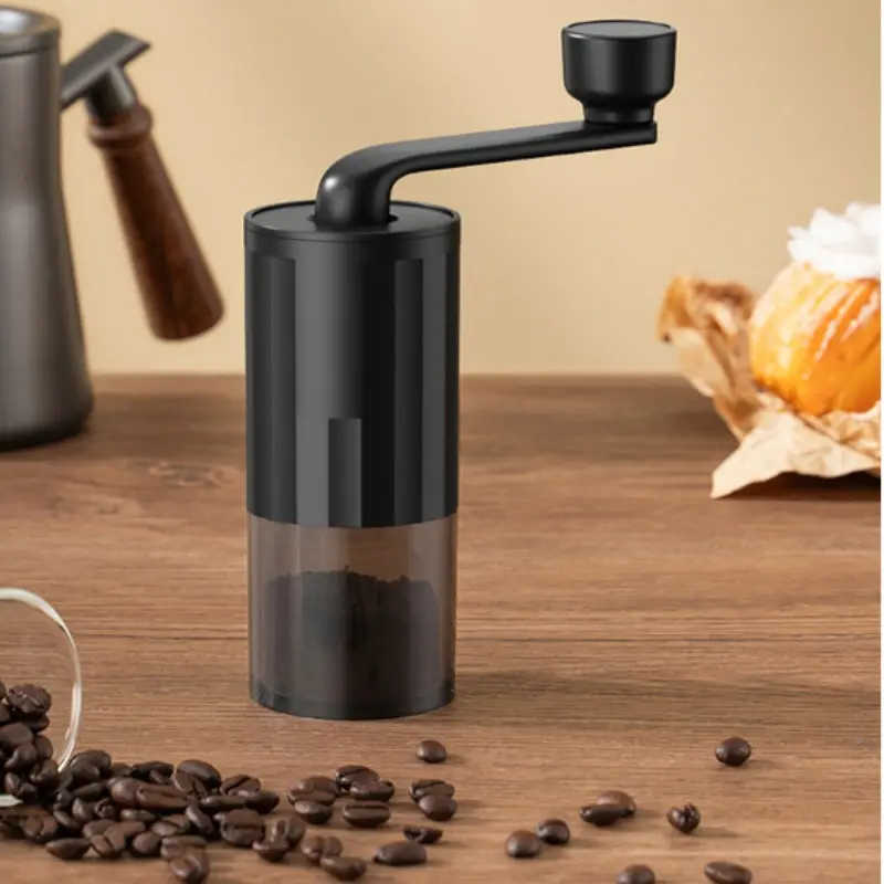 Portable Hand-Crank Coffee Grinder, Mini Manual Coffee Mill, Ideal for Home Office Travel Camping, Essential Outdoor Gear