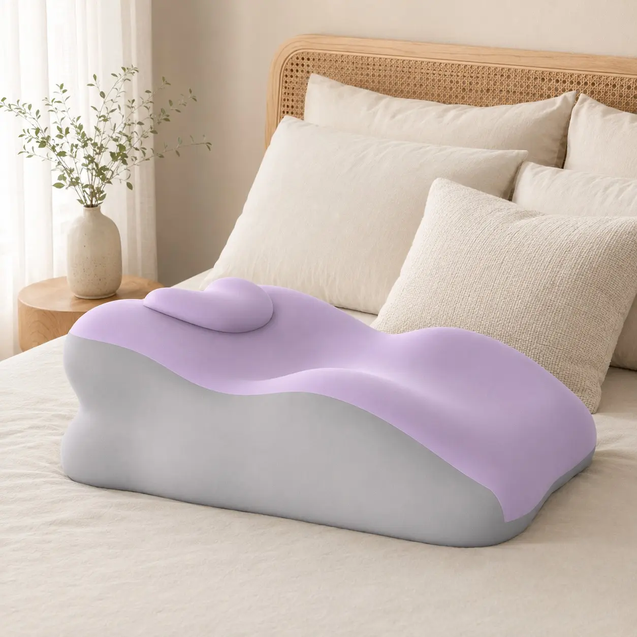 Home Cushion for Desk Office and Bed Head, Easy-To-Clean Polyurethane Backrest Pad, Durable and Flexible, Ideal for Relaxing