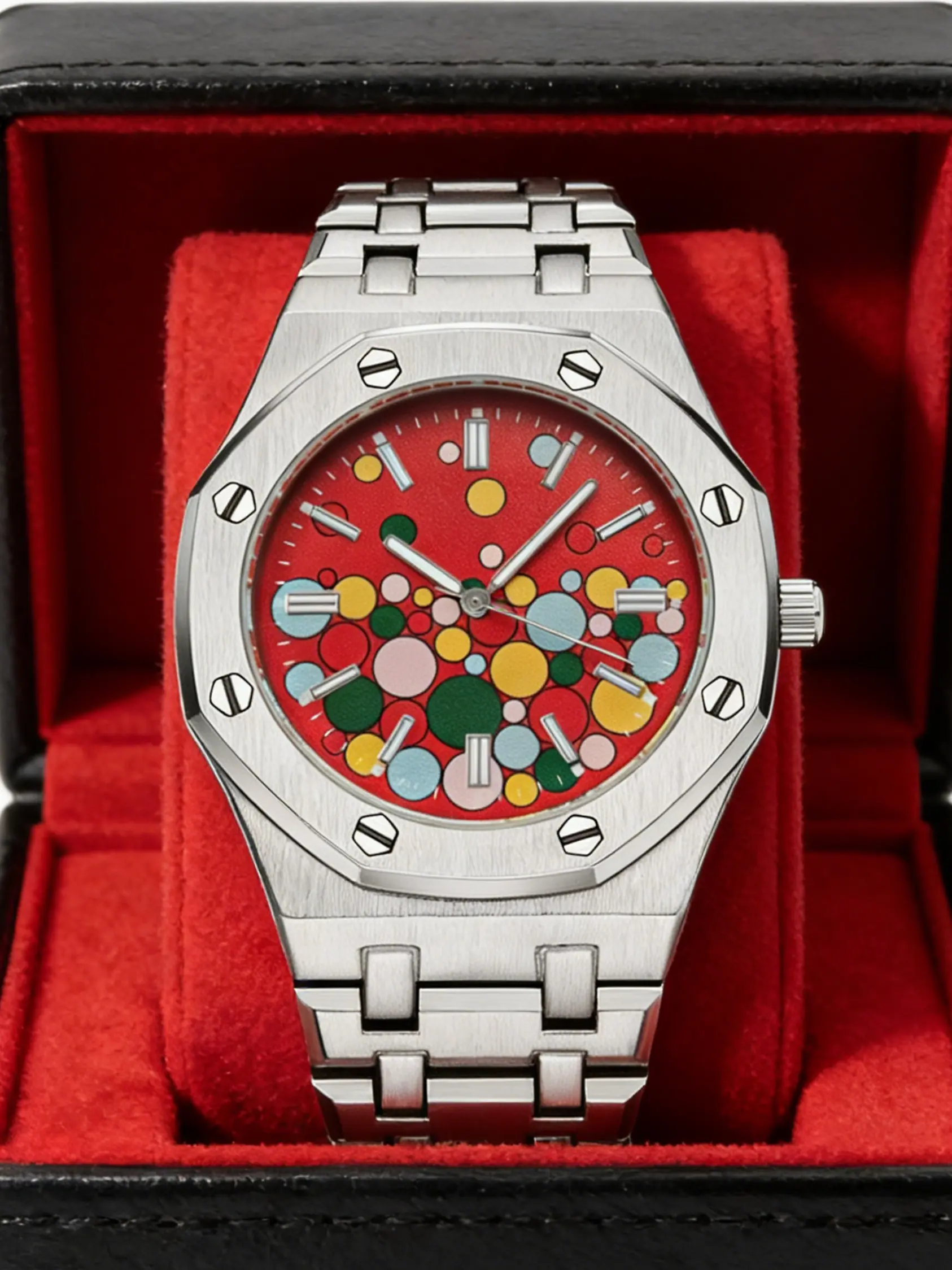 Men's Quartz Watch, Luxury Printed Bezel Design, Waterproof Night Glow Fashion Daily Wear Outdoor Activity Wristwatch