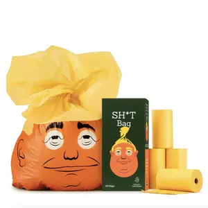 Presidential Poop Bag, Fun Dog Waste Bags, Leak-Proof Pet Trash Bags, Convenient and Hygienic, Perfect for Walks and Outdoor Activities