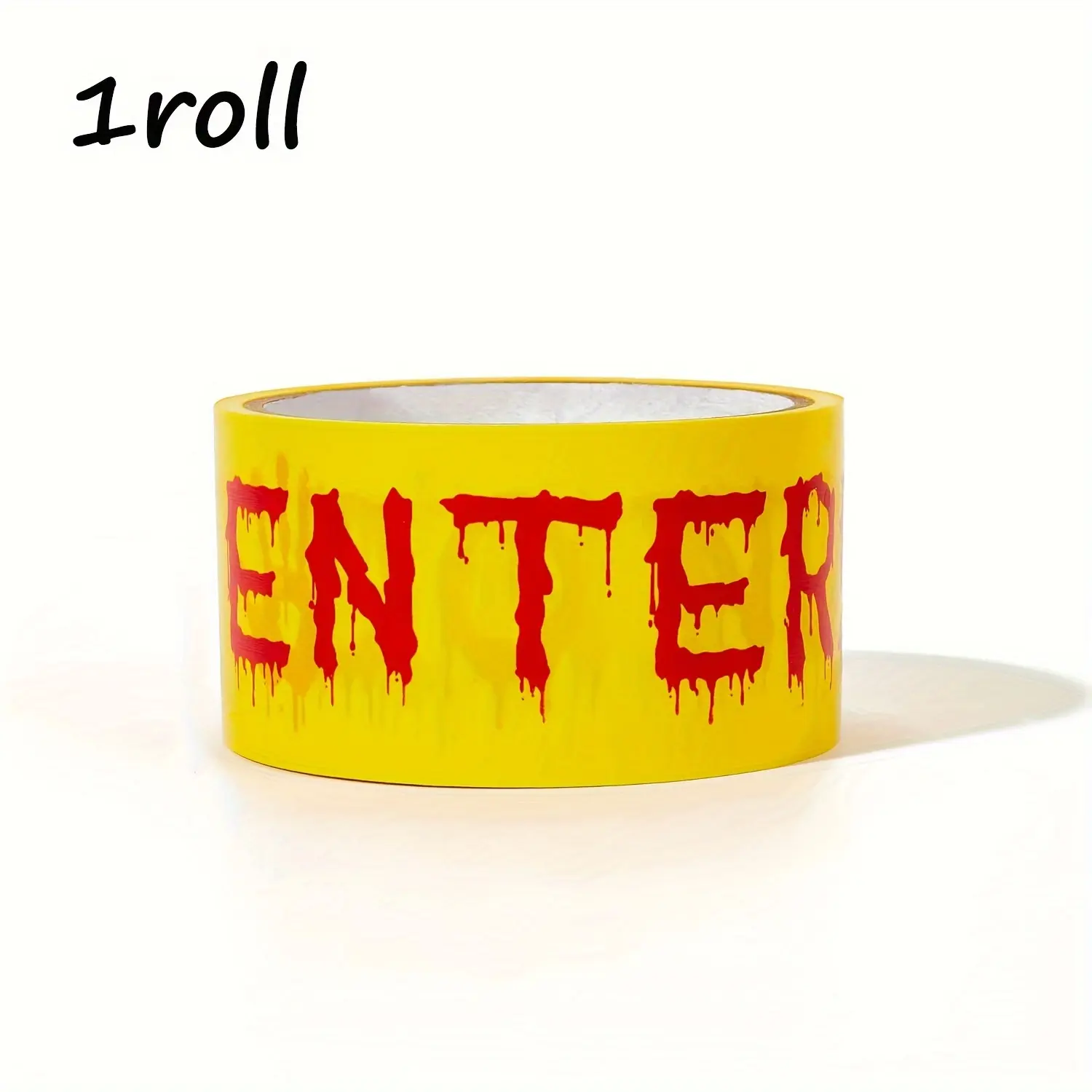 Halloween Bar Festival Decoration Tape, Warning Tape Caution Scary Font, Do Not Enter Sign, Spooky Party Supplies, Halloween Decorations
