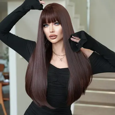 Side Bangs on Oval Faces - TikTok Shop display picture 3