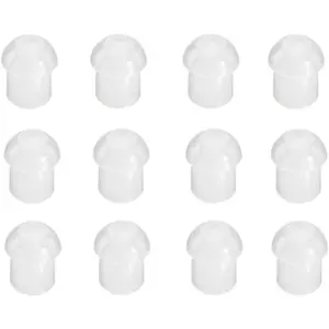 Radio Earbud for Acoustic Tube Earpiece Two Way Radio Headsets Acoustic Coil Tube Audio Kits  Headphone Eartips [12 Pack]