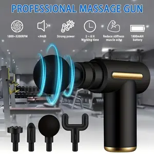 Professional Deep Tissue Massage Gun, High Torque Portable Muscle Relief Device, Ergonomic Neck Back Massager, Home Fitness Therapy Tool, Health Gift Set