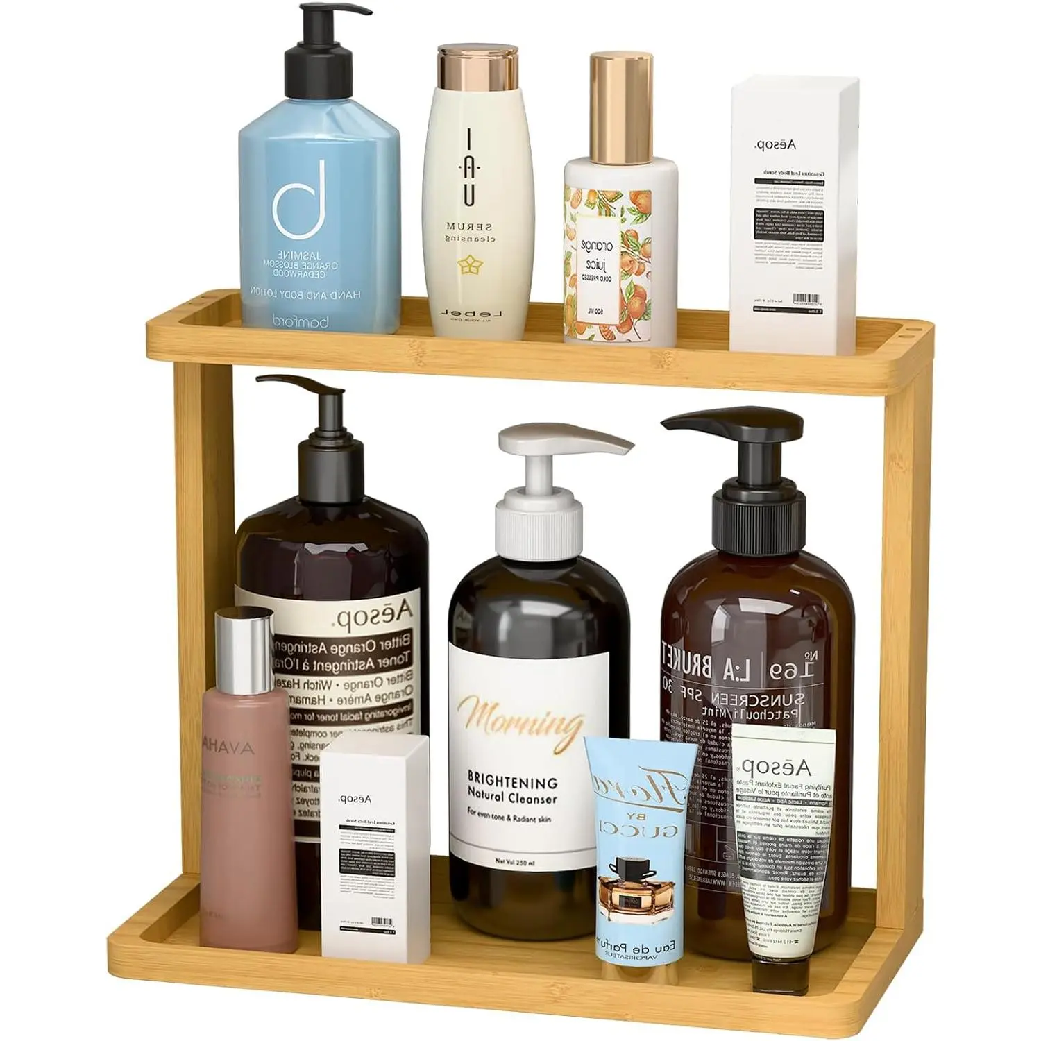 Bathroom Organizer Countertop – Small  Storage Shelf for Makeup, Perfume, Skincare –   Display Rack for Dresser, Sink, Kitchen –