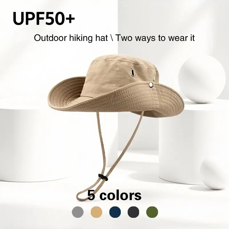 Fashionable Sun Hat for Men and Women, Outdoor UV Protection Hunting Cap, Fishing Hat, Hiking Gardening Hat, Breathable Denim Beach Shade Hat, Sports Outdoor Hats, Sunhat