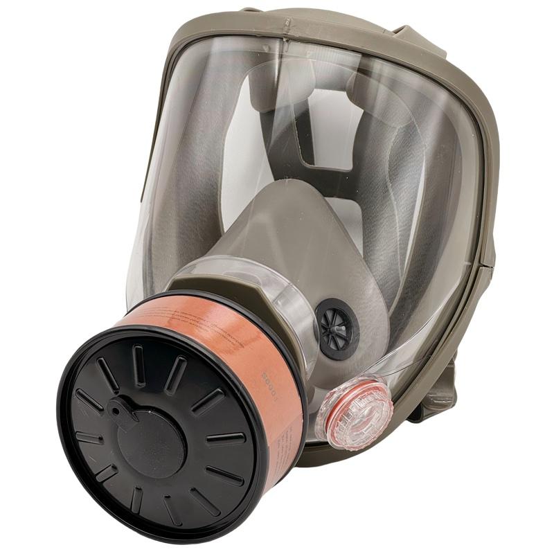 Reusable Anti-Fog Toxic Gas Mask with Filter, Full Face Protection for Painting, Chemicals, DIY, Woodworking, Construction, Sanding, Respirator Mask