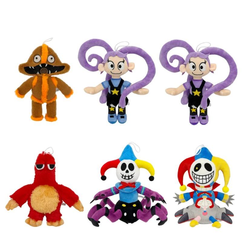 Poppy Playtime Chapter 5 Complete Plush Set, 6Pcs Monster Character Stuffed Dolls, Horror Game Plushie Gift for Fans