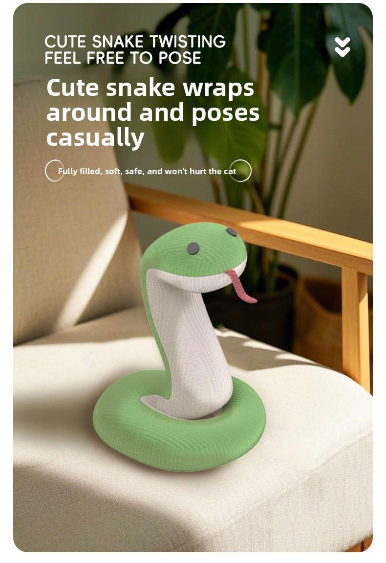 Directly supplied snake toy, realistic cat teaser, self-entertaining new model, simulated pet toy electric dog ball interactive for rope high-tech companion dog treat dispenser large enrichment Puzzle Feeder Toy Chewing birthday gift durable chew frozen