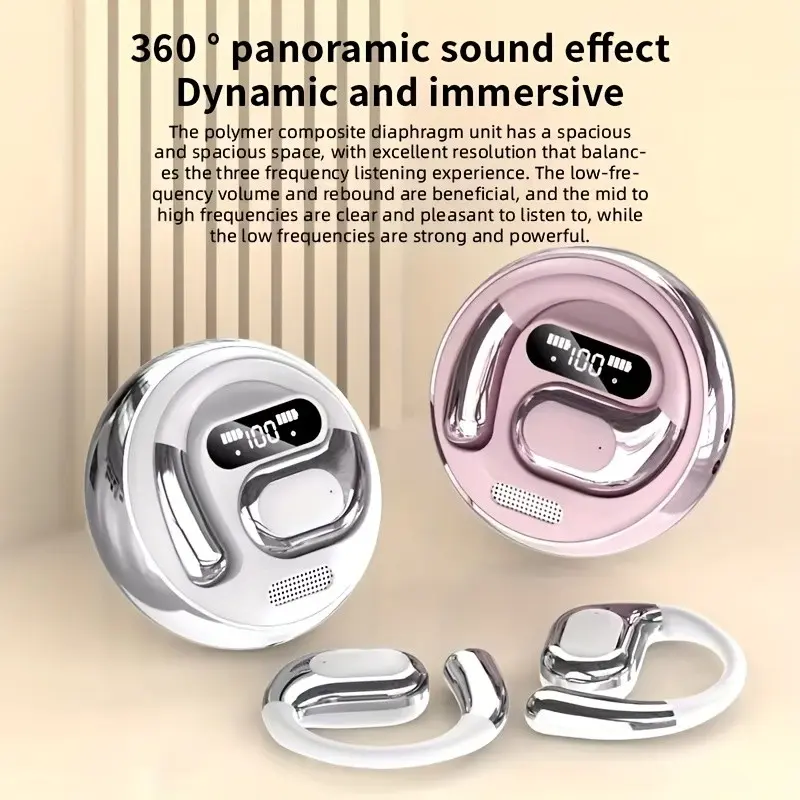 K03 Bluetooth-compatible Earphones, Wireless High-Quality Sound, Long Battery Life, Over-Ear Design, Universal Noise-Canceling Headphones