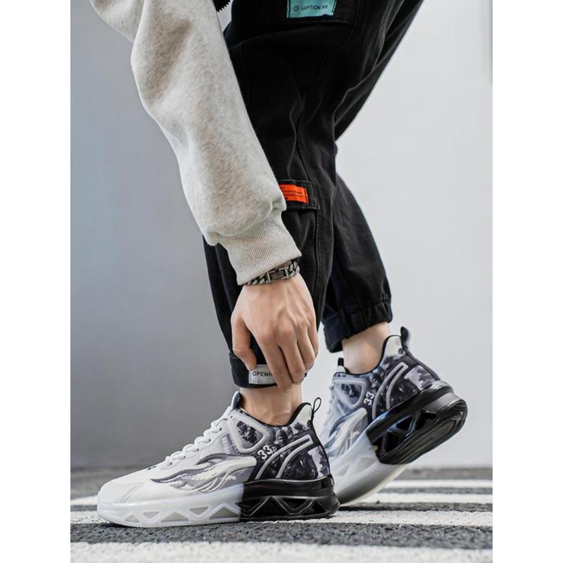 (New)Men's Fashionable Lace Up Low Top Sneakers, Casual Comfortable Breathable Sports Running Shoes, Male All-match Round Toe Shoes for Daily (Gift)11