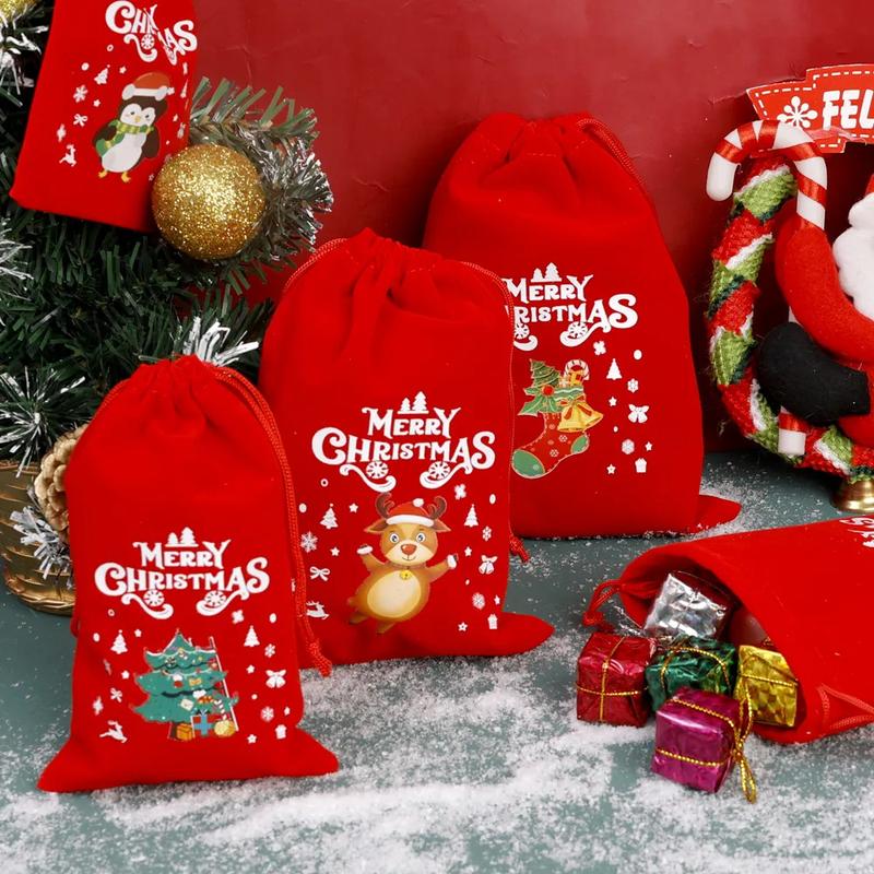 10 pcs Woolen fabric is exquisite soft Christmas Gift Wrapping Set Perfect for Holiday GiftsSanta Claus Gift Bags - Party Bags, Candy Gift Bags & Gift Packaging Bags10 Suction Cup Sponge Holder for Kitchen Sink  semiannual  sale  2023  2025 easy install k