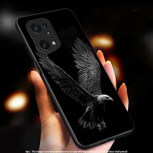 Soaring eagle pattern design suitable for OPPO F11,A9,A9x,F11 Pro,F5 Youth,F7,F9(F9 Pro),A7x,Find X5 Pro,Find X8,K1,R15x,R11,R11s,R17,R7,F1 Plus,R9s Plus,F3 Plus Hard Case Glass texture Simple design Phone Case