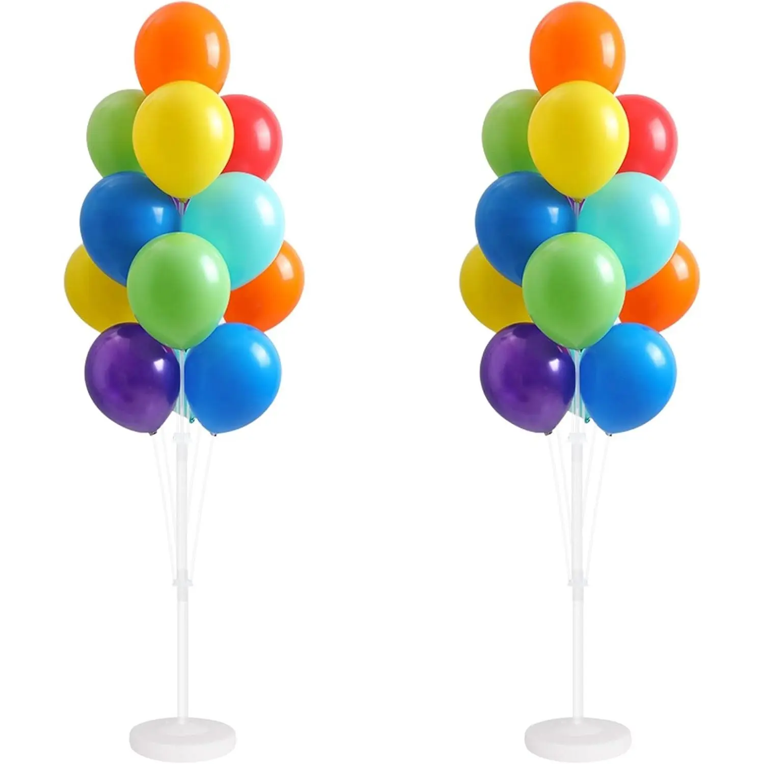 Balloon Column Kit for Floor-Balloon Columns with Stand, Base and Pole,Balloon Tower Backdrop Decoration for Wedding, Baby Shower, Birthday Party, or Bachelorette Parties (MULTICOLOR)