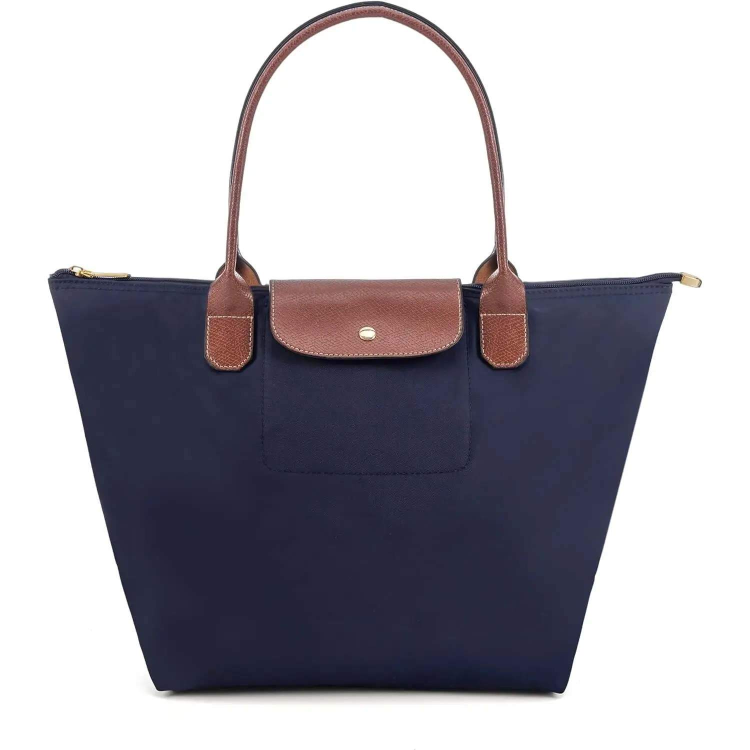 Foldable Nylon Tote Bag for Women Weekend Shoulder Hobo Handbag(Gift)