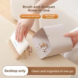 Desktop Mini Broom Set Office Trash Scoop Broom New Cleaning Broom and Dustpan Combo Set