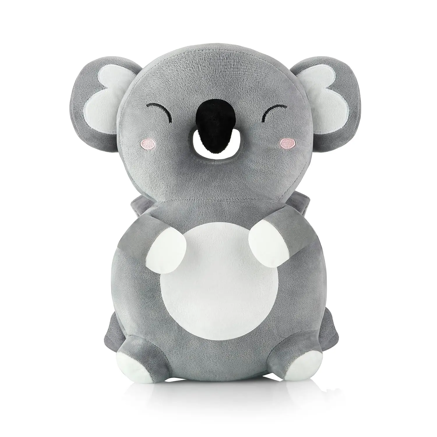 Baby Head Protection Backpack, Toddler Walking Head Protector, Adjustable Head Protector Pad Safety Cushion (Koala Grey)